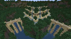 Minecraft Hanging Gardens of Babylon image