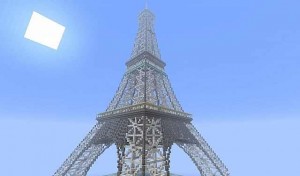 Minecraft Eiffel Tower image