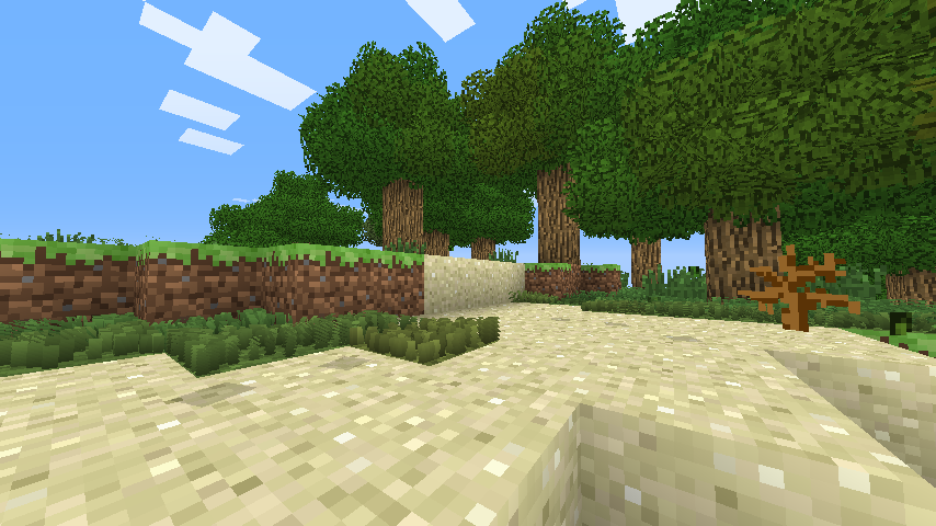 Minecraft Grass and Leaves Mod image