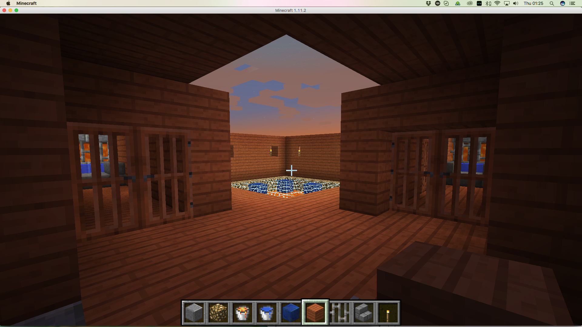 I decided to build two surrounding sauna rooms using... 