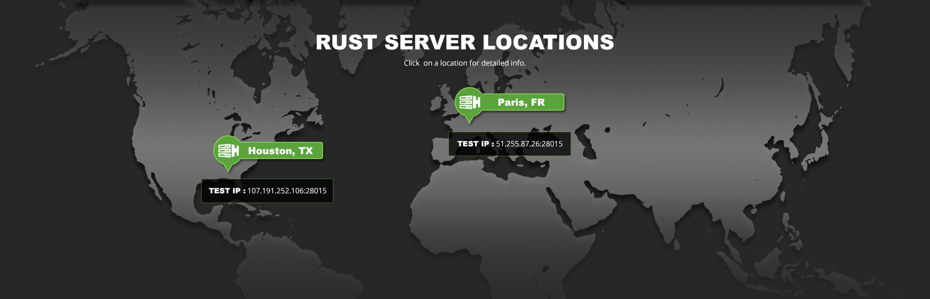 Test servers